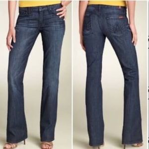 Brand New NWOT Seven for all Mankind A Pocket Metallic Embroidered Jeans size 29